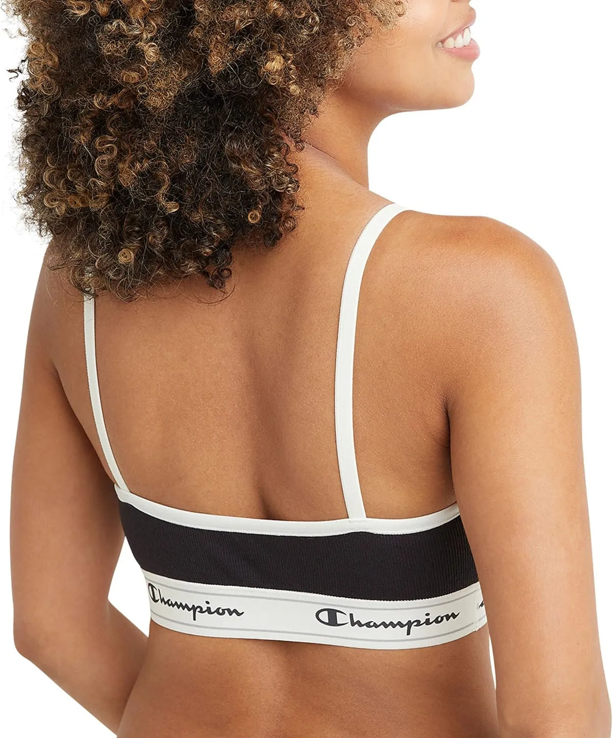Champion Womens Heritage Bralette, Cotton Stretch Pullover Bra, Moisture Wicking Bra, Single Or 2-Pack