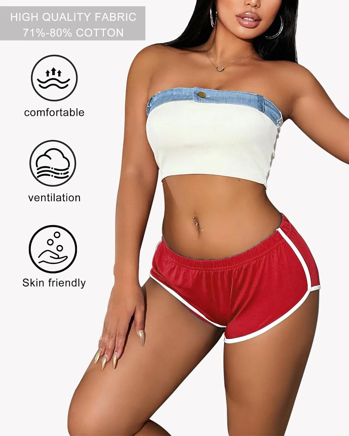 Cheeky Women's Femboy Booty Shorts - Sexy Micro Mini Hot Pants