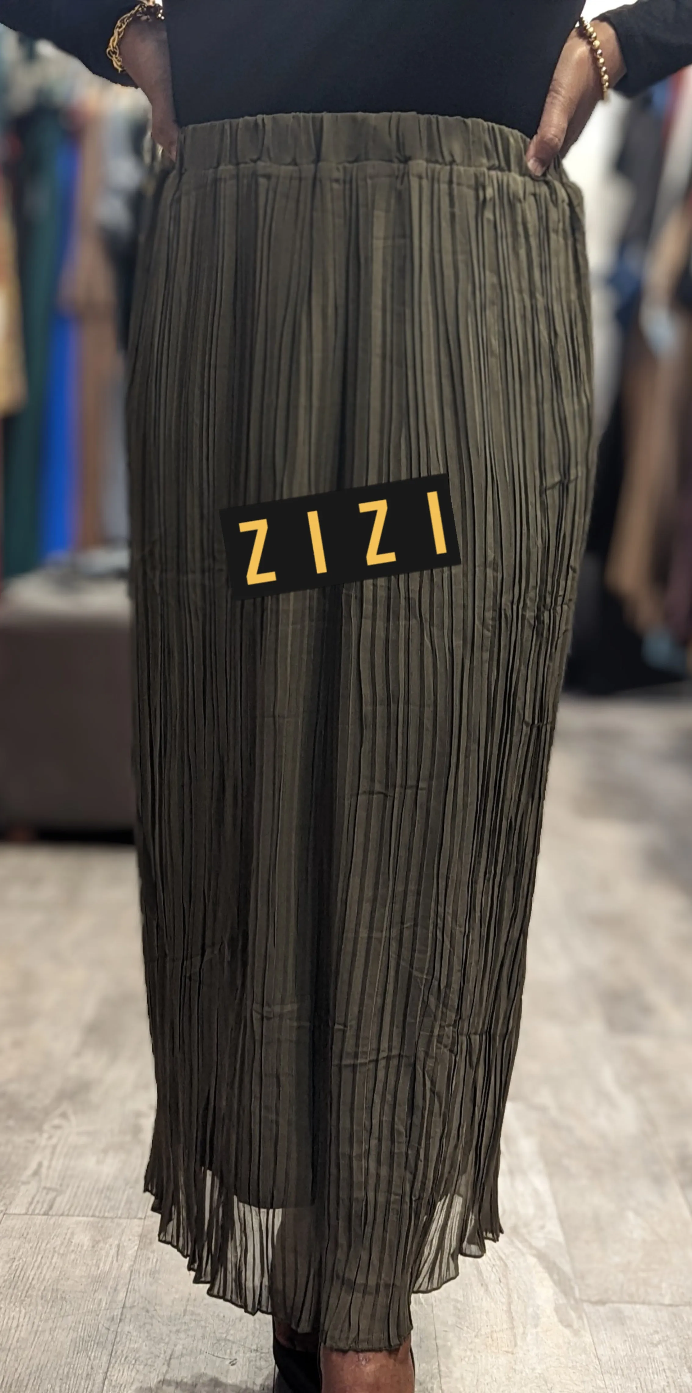 Chiffon Pleated Skirt