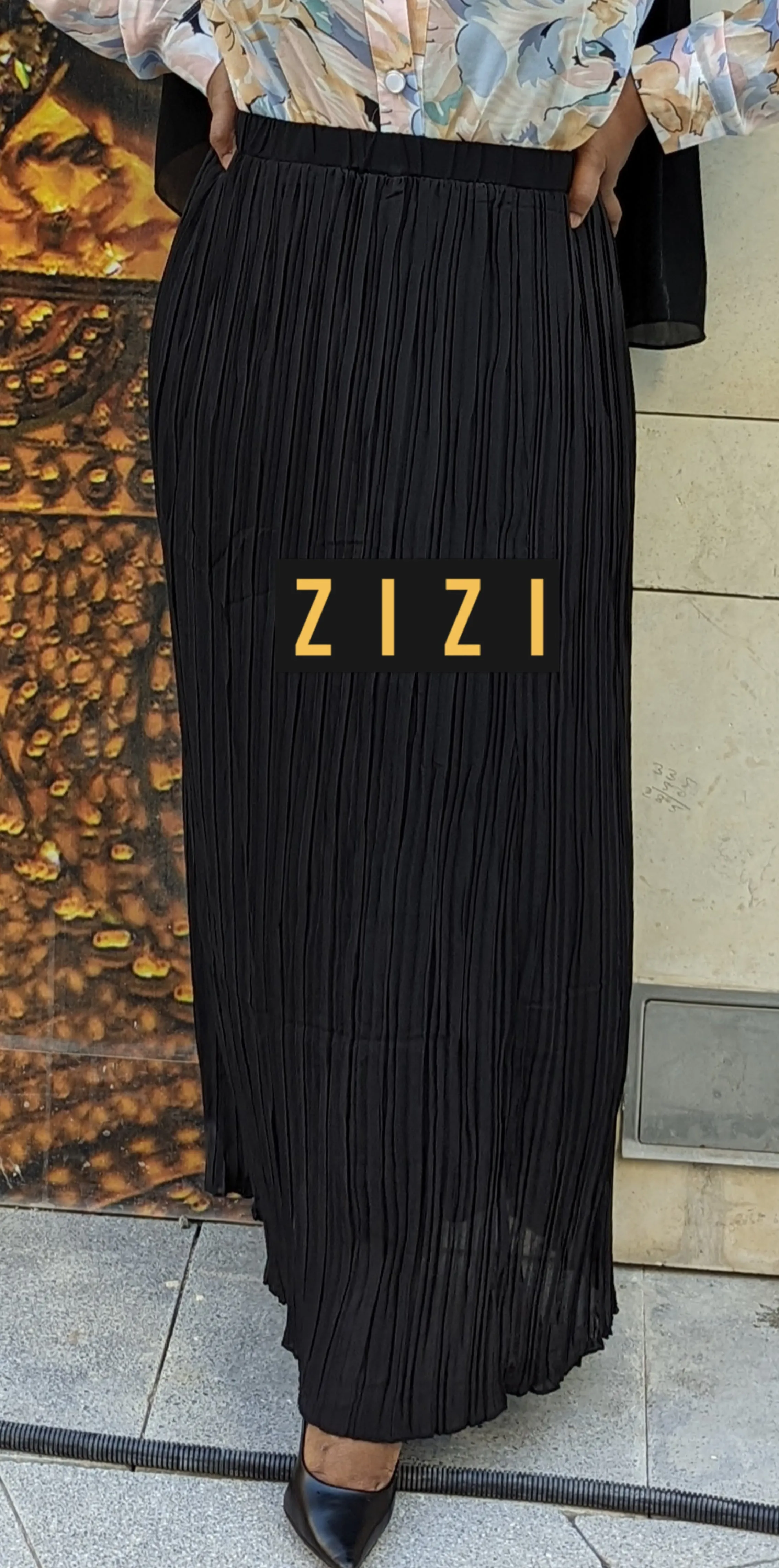 Chiffon Pleated Skirt