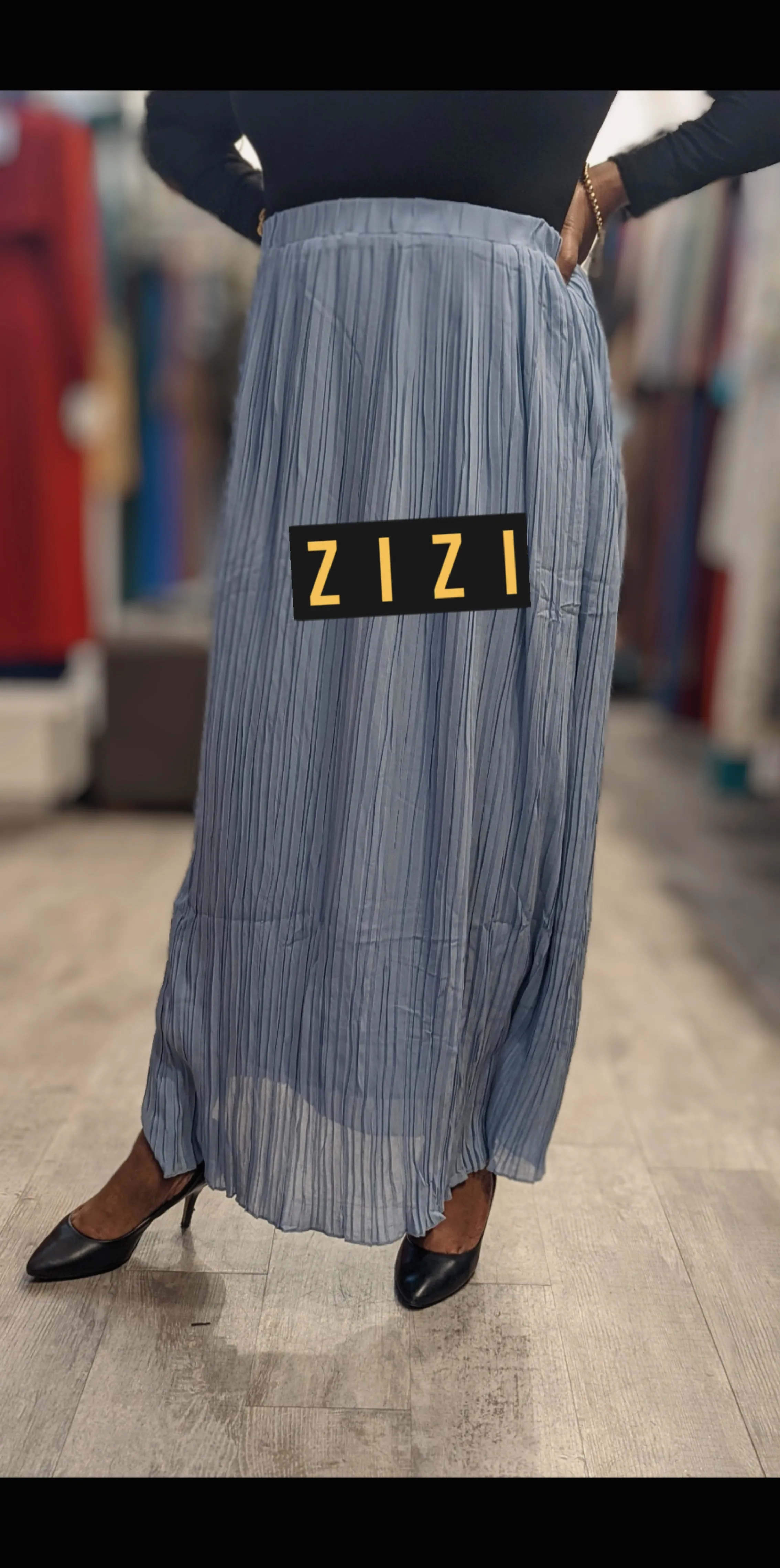 Chiffon Pleated Skirt