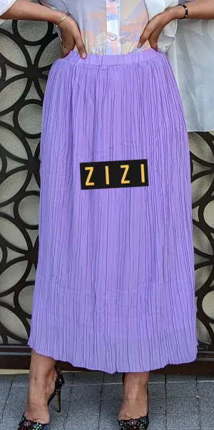 Chiffon Pleated Skirt