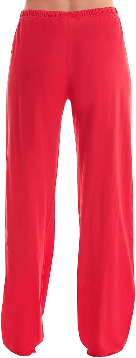 Christmas Pants for Women Buffalo Plaid Soft Touch Sleep Trousers Elastic Waistband Straight Leg Joggers Sweatpants