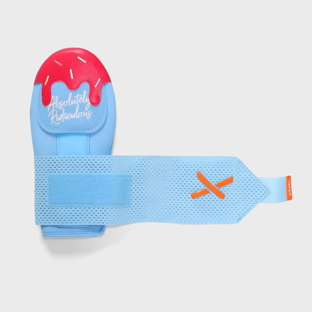 cotton candy sliding mitt