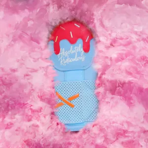 cotton candy sliding mitt