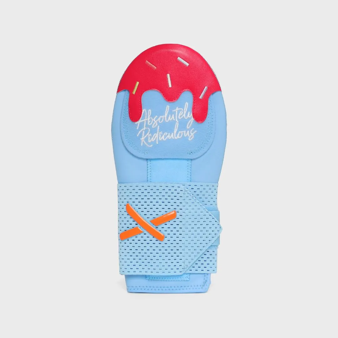 cotton candy sliding mitt