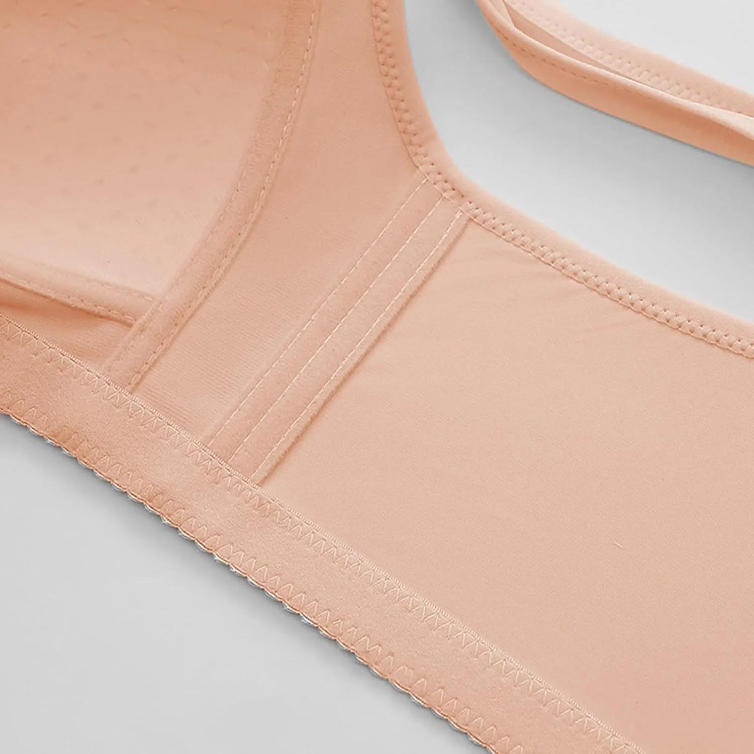 Daisy Bra for Seniors,No Underwire Comfortable Front Snap Closure Sleep Bras,Light Thin Breathable Simple Everyday Bra