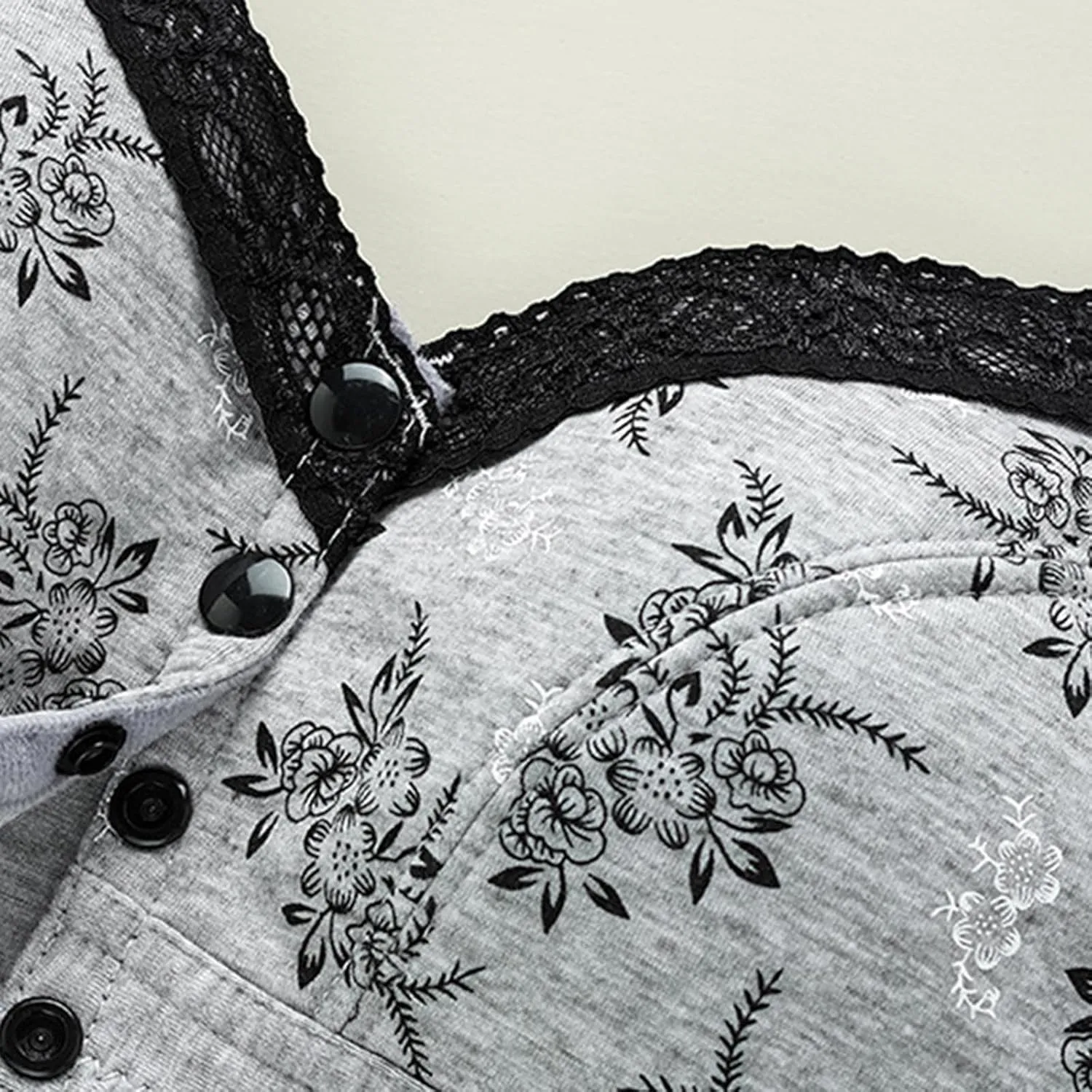 Daisy Bras for Older Women Front Button Close Convenient Everyday Bra 2024 New Comfortable No Underwire Gathering Bras