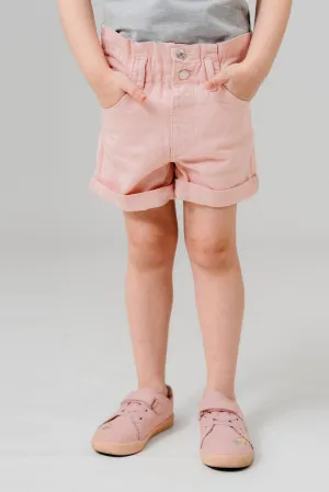 D&Co Girl's Comfortable Elasticated Denim Shorts