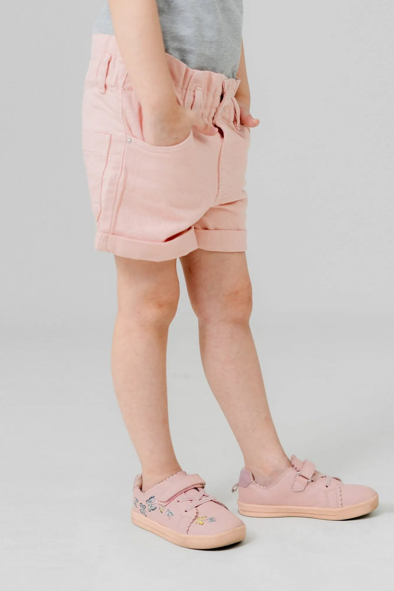 D&Co Girl's Comfortable Elasticated Denim Shorts