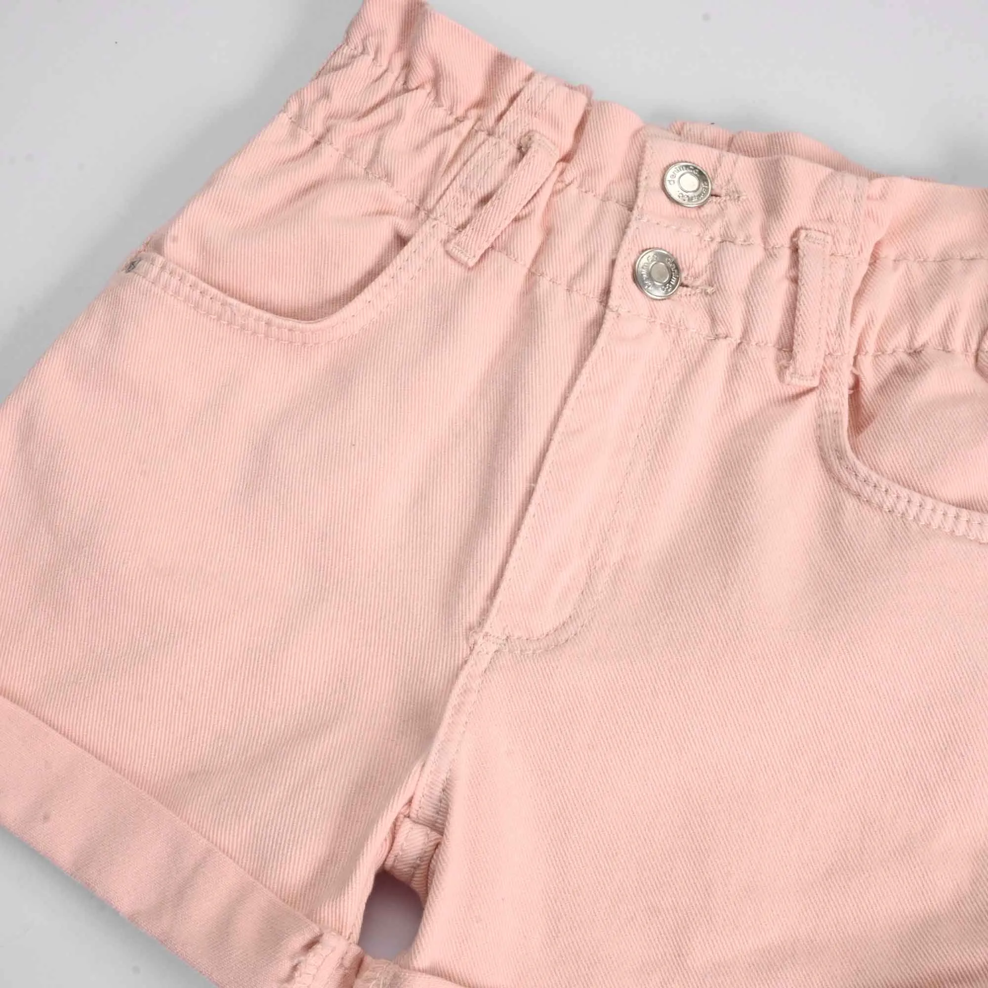 D&Co Girl's Comfortable Elasticated Denim Shorts