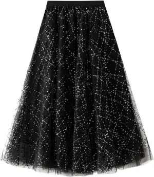 Deals of The Day Womens Sequin Skirt Midi Festival Clothes for Women Women's Wear to Work Dresses Womens Long Skirts for Winter for Wedding Carnival Business Corduroy Skirts for Women