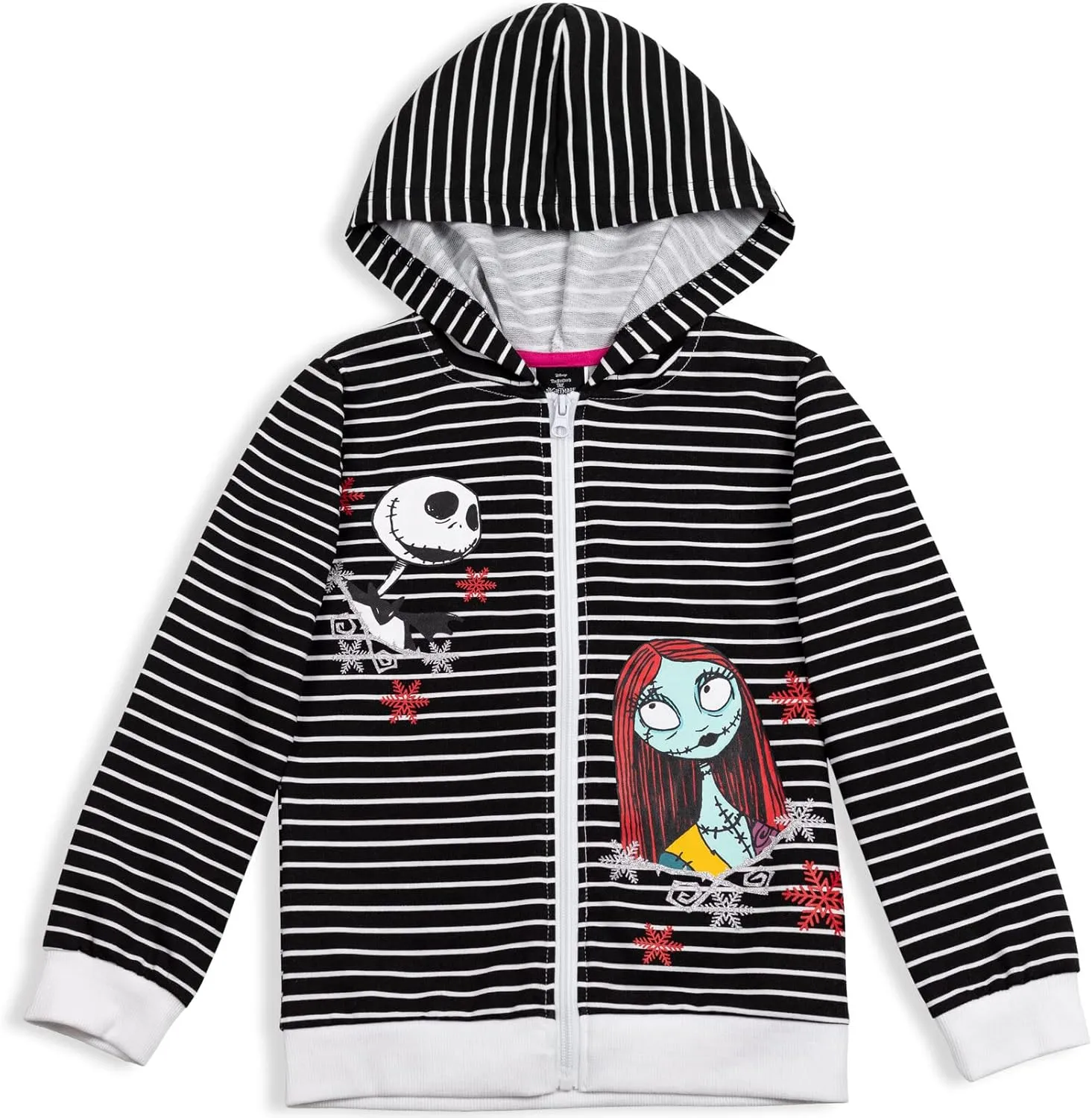 Disney Girl's Fleece Zip Up Hoodie Toddler to Big Kid