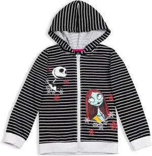 Disney Girl's Fleece Zip Up Hoodie Toddler to Big Kid