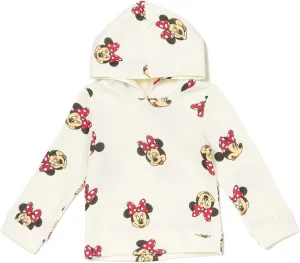 Disney Minnie Mouse Fleece Crossover Hoodie Infant to Big Kid Sizes (12 Months - 14-16)