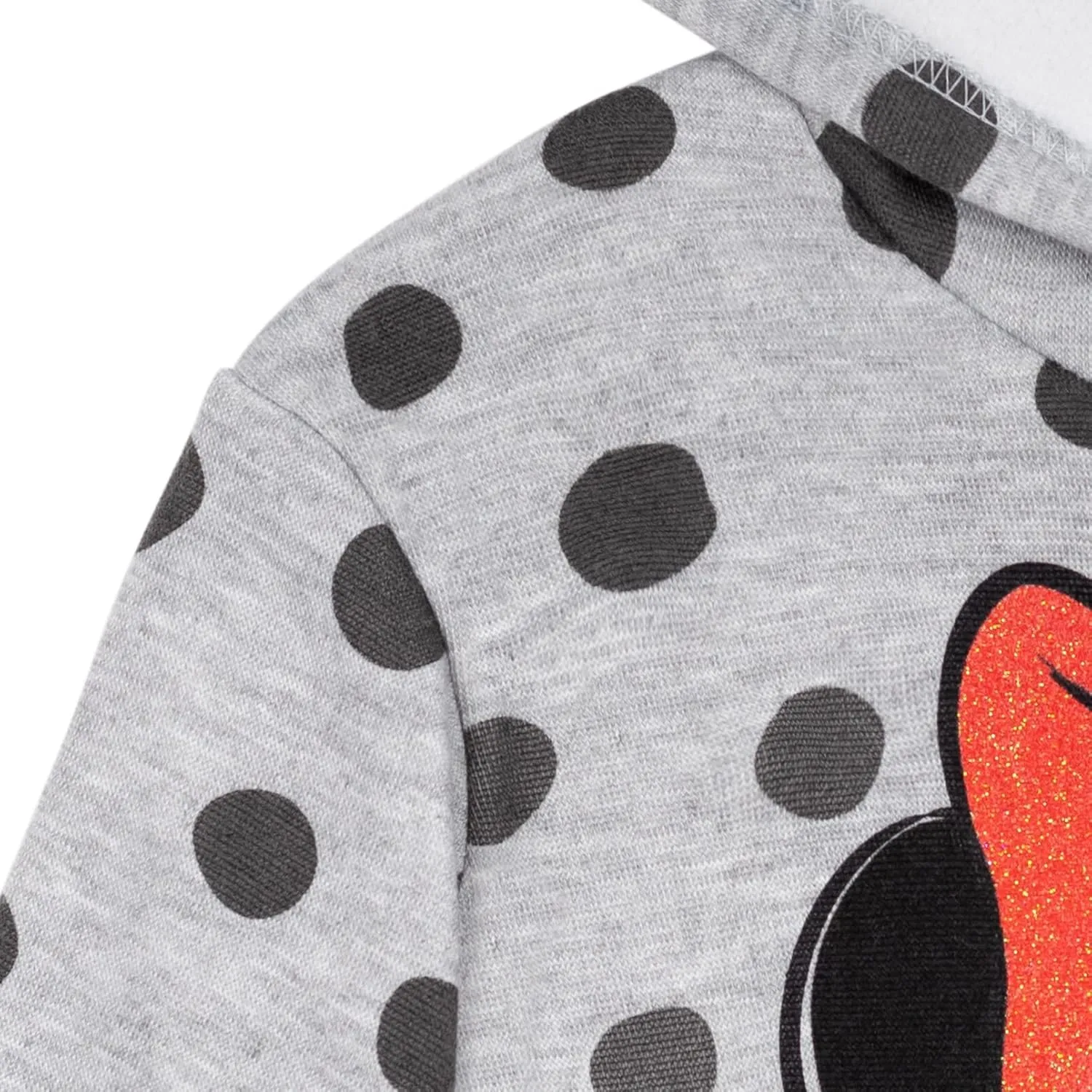 Disney Minnie Mouse Fleece Crossover Hoodie Infant to Big Kid Sizes (12 Months - 14-16)