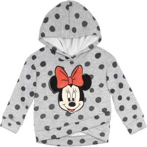 Disney Minnie Mouse Fleece Crossover Hoodie Infant to Big Kid Sizes (12 Months - 14-16)