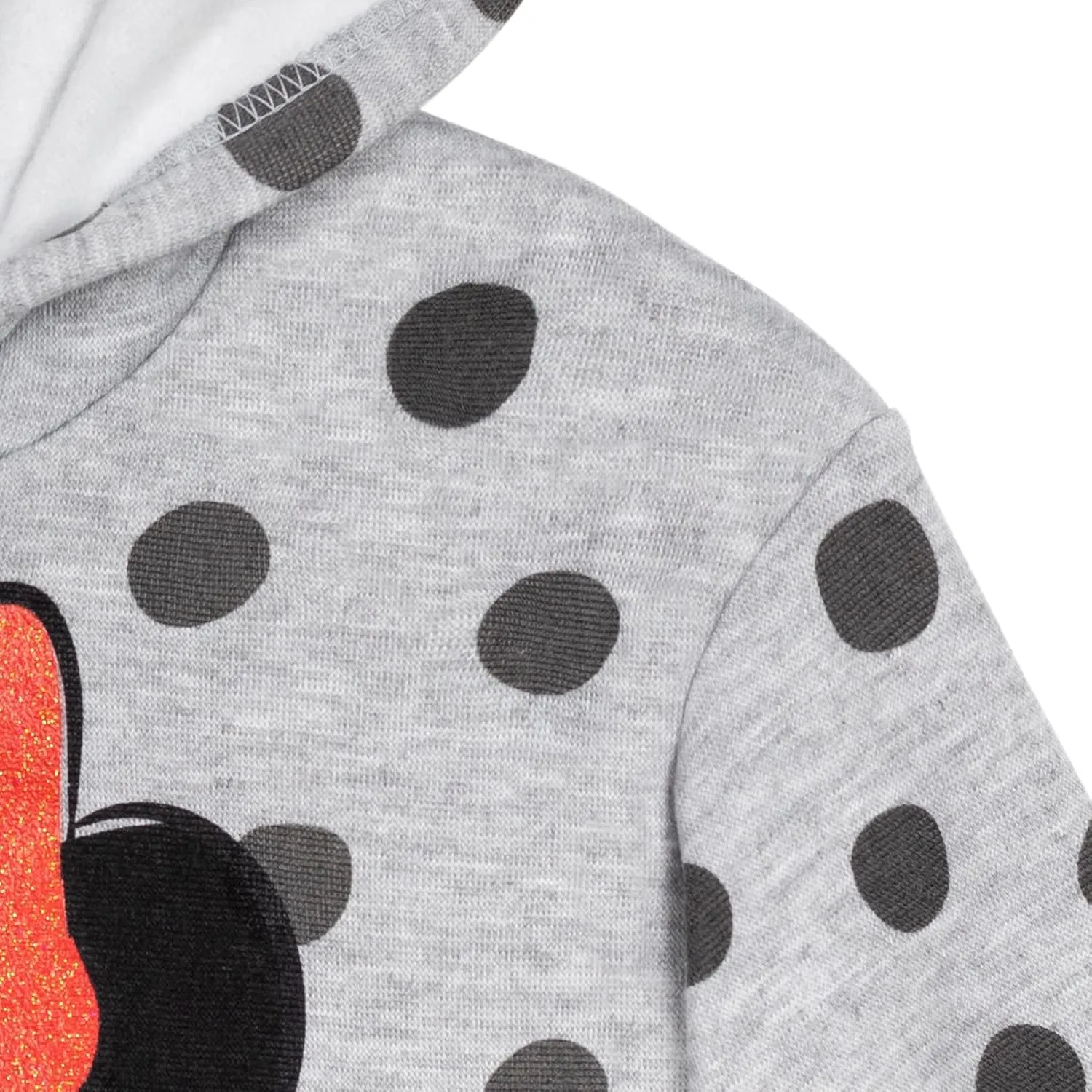 Disney Minnie Mouse Fleece Crossover Hoodie Infant to Big Kid Sizes (12 Months - 14-16)