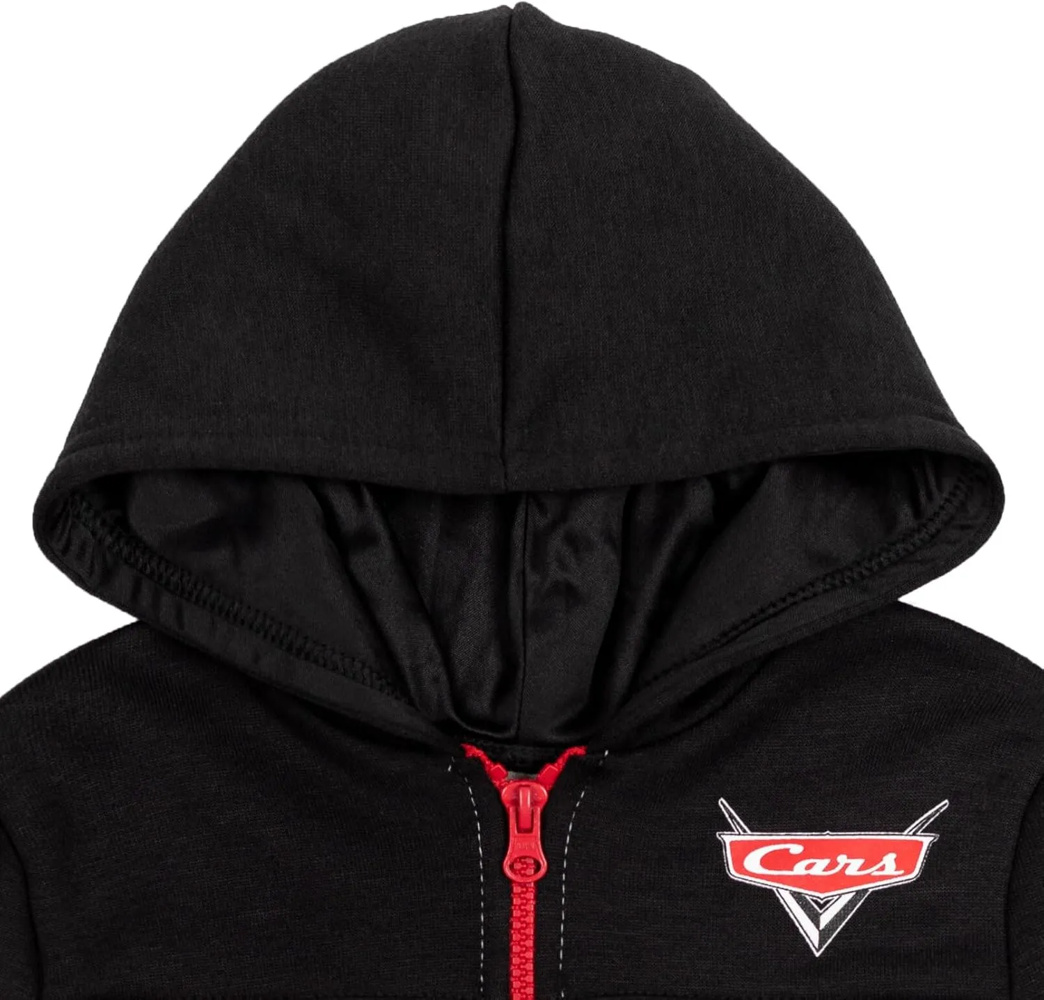 Disney Pixar Cars Lightning McQueen Fleece Half Zip Pullover Hoodie Toddler to Big Kid
