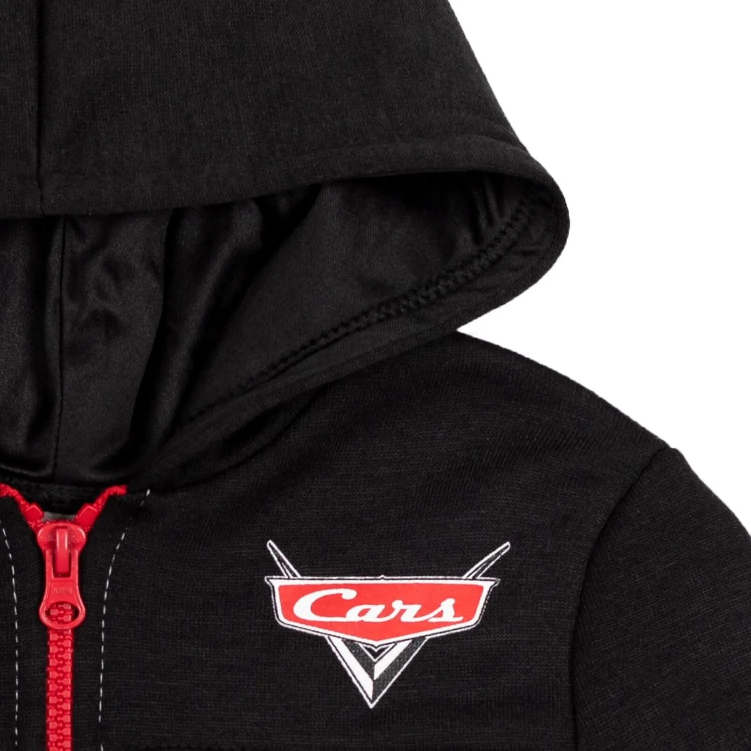 Disney Pixar Cars Lightning McQueen Fleece Half Zip Pullover Hoodie Toddler to Big Kid