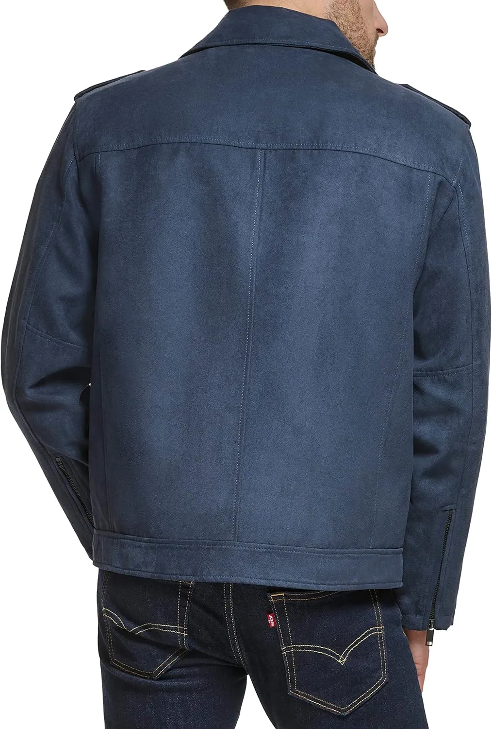 DKNY Men's Modern Motorcycle Jacket