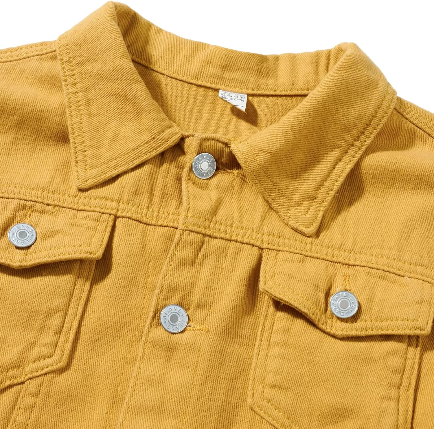 Fanvereka Jean Jackets for Women Fashion Casual Denim Jacket Long Sleeve Button Down Chest Pocket Coat