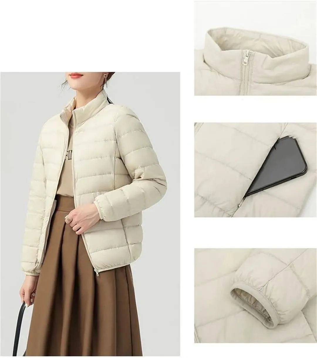 Fashion Parkas Women's Puffer Jacket Winter Outerwear Loose Thicken Warm Cotton Padded Coat