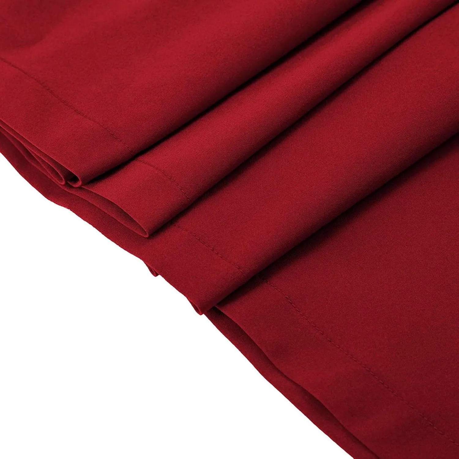 Flowy Pleated Midi Skirt for Women Elastic High Waist Summer Solid Color Retro Skirts Elegant Party Skirt