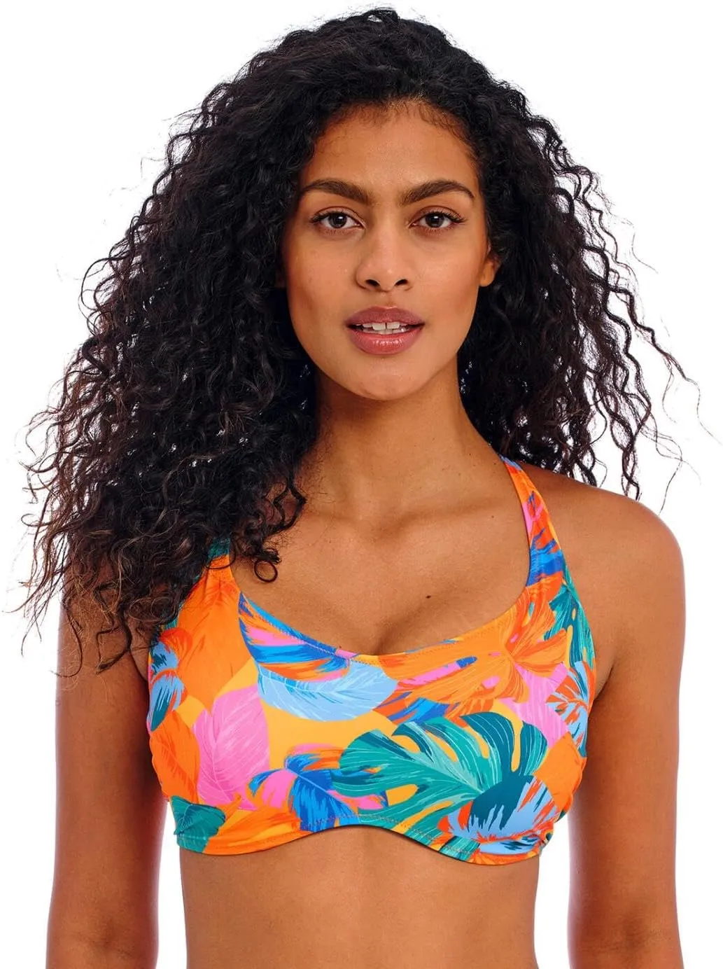 Freya Aloha Coast Bralette Underwire Bikini Top 30G, Zest