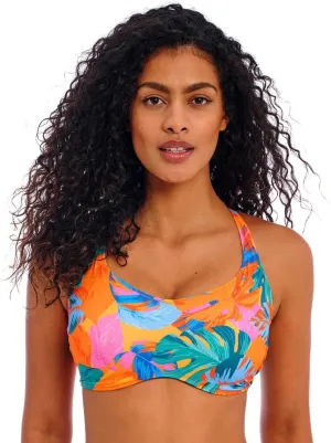 Freya Aloha Coast Bralette Underwire Bikini Top 30G, Zest