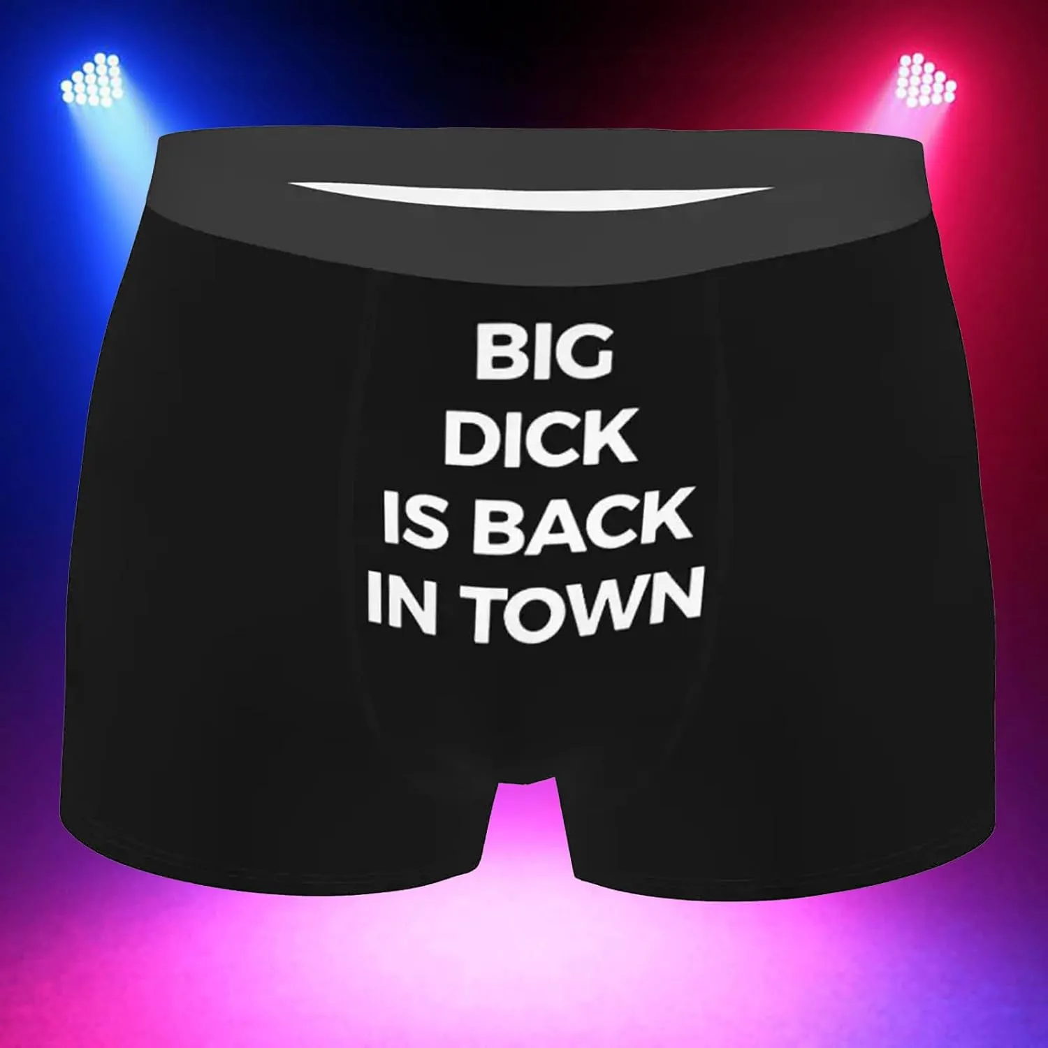 Funny Valentines Day 3D Printed Boxer Briefs For Men Underwear Low Rise Border Plus Size Breathable Stretch Trunk