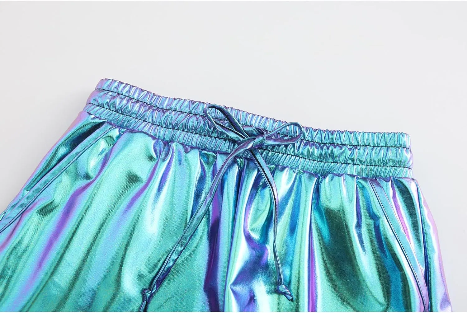 Girls Metallic Shorts Sparkle Hot Pants Shiny Dance Outfits Atletic Short Pants