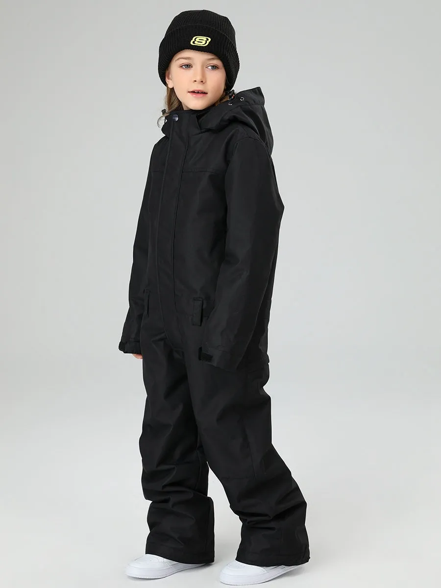 Girls One piece snowsuits Waterproof