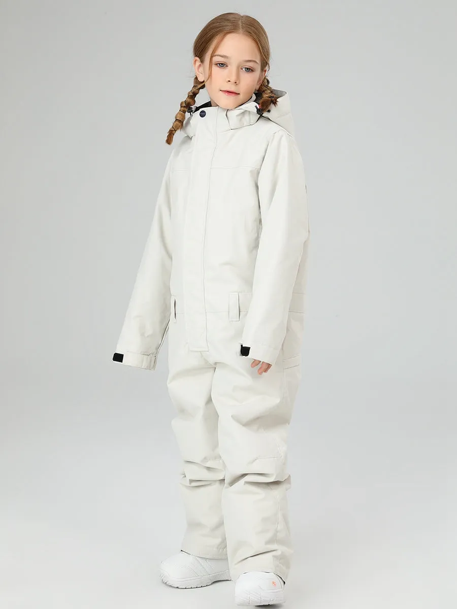 Girls One piece snowsuits Waterproof