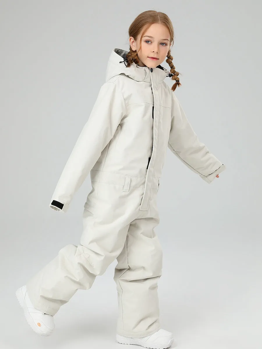 Girls One piece snowsuits Waterproof