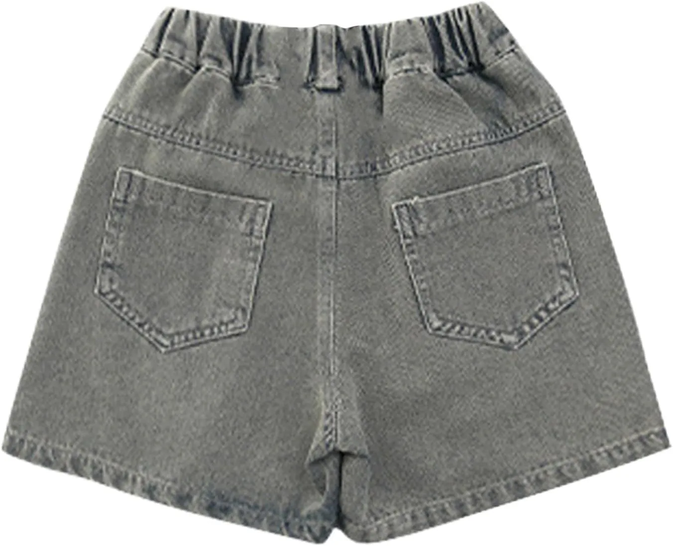 Girls Side Slit High-Waisted Jean Skorts 2025 Trendy Stretchy Cargo Skirt Kids Aesthetic Vintage Skirts Shorts