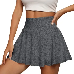 Golf Skirts for Women Flowy Tummy Control Tennis Skort with Pockets Casual Summer Workout Pleated Mini Skirt