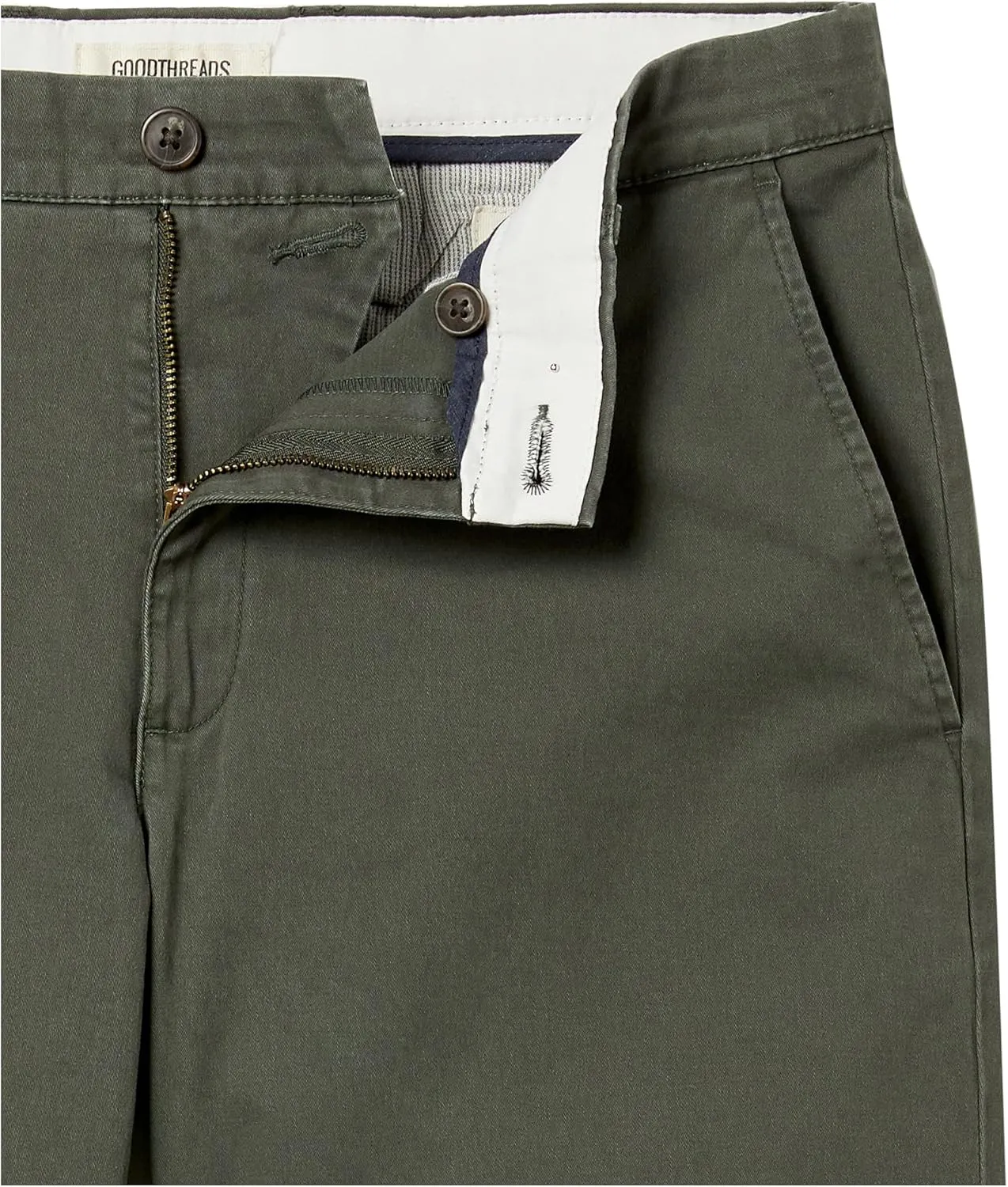 Goodthreads Men's Slim-Fit Washed Comfort Stretch Chino Pant