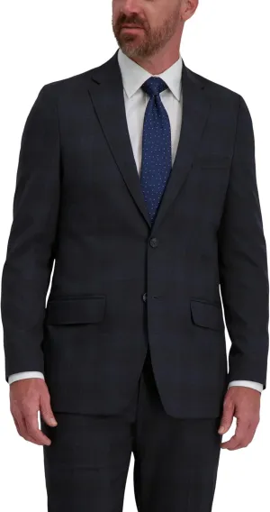 Haggar Men's Premium Stretch Tailored Straight Fit Suit Separate Jackets