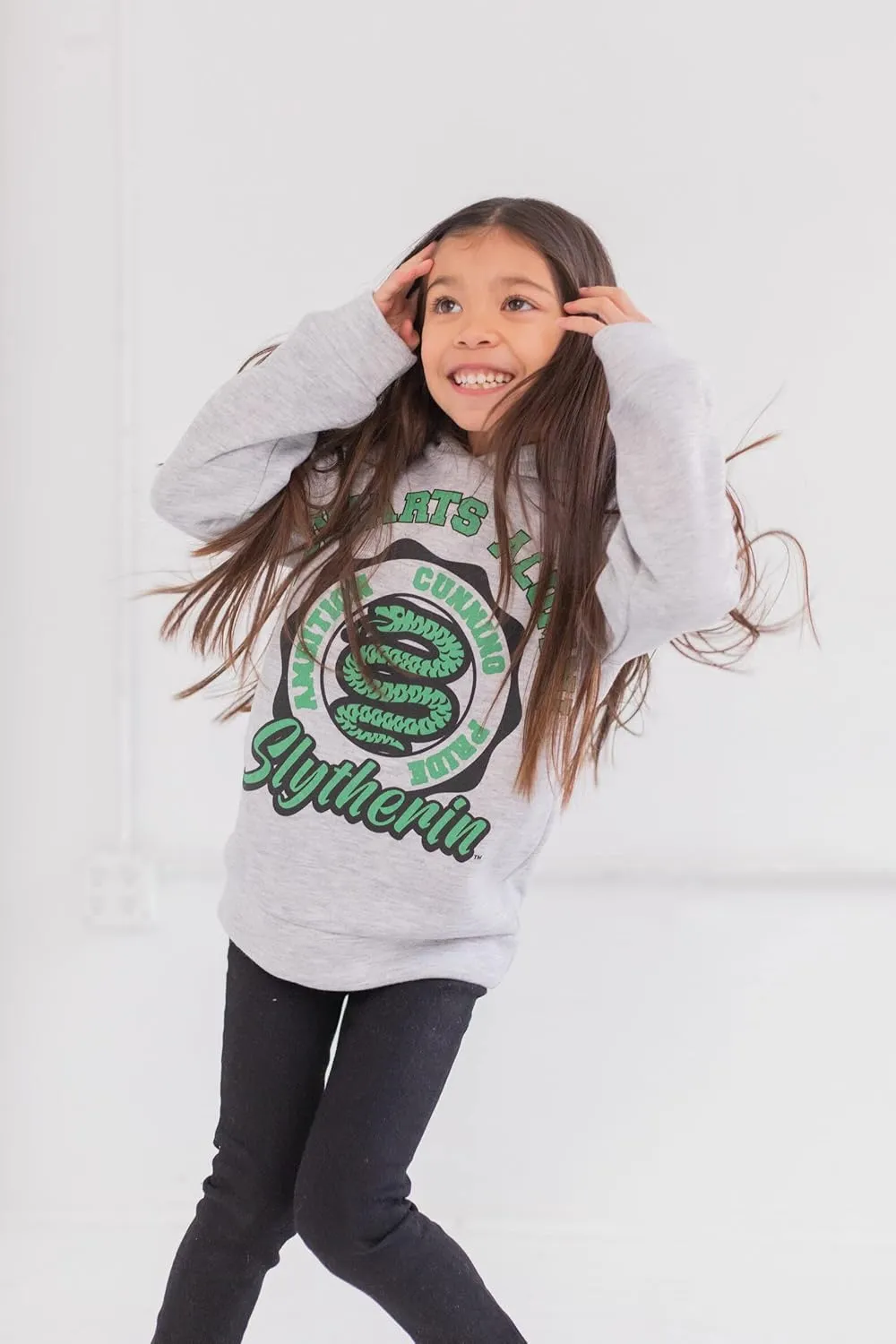 Harry Potter Gryffindor Slyttherin Ravenclaw Hufflepuff Fleece Pullover Hoodie Toddler to Big Kid