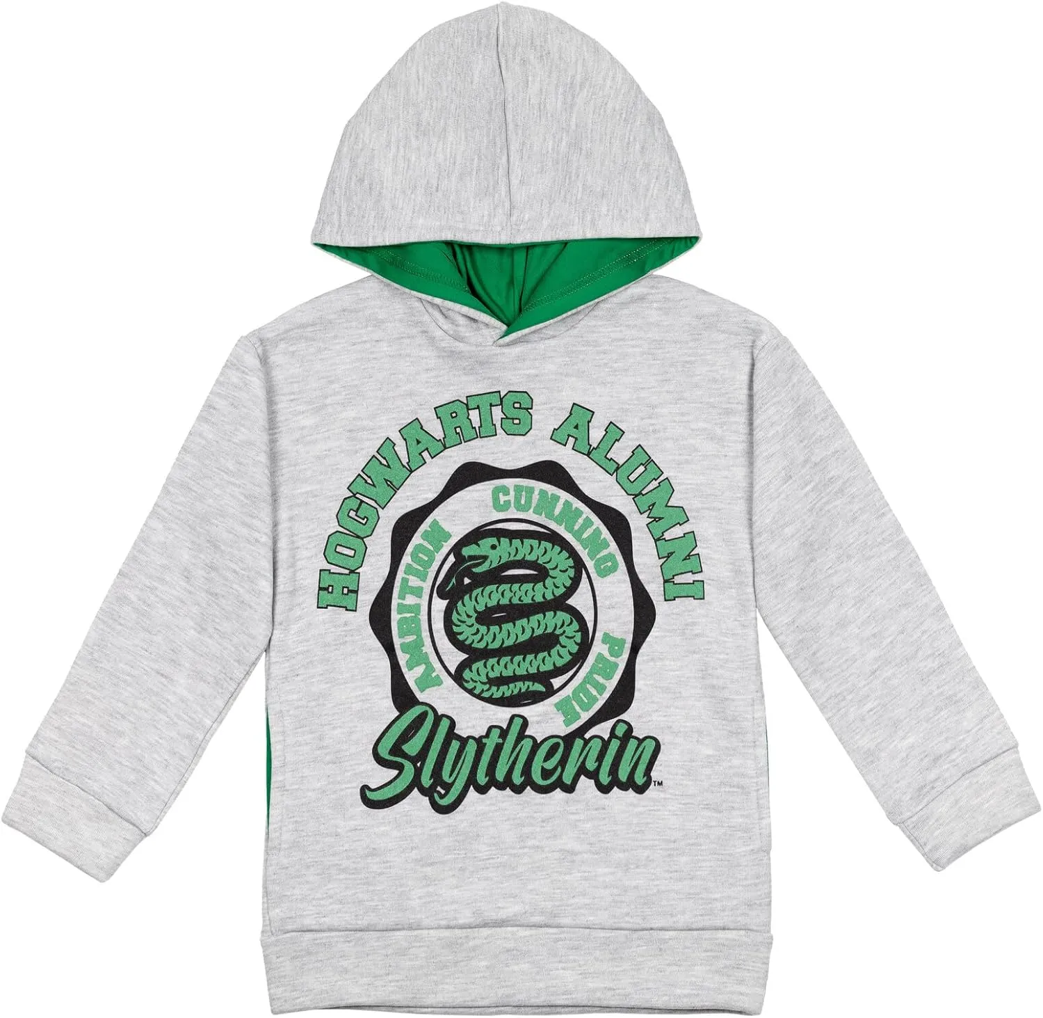 Harry Potter Gryffindor Slyttherin Ravenclaw Hufflepuff Fleece Pullover Hoodie Toddler to Big Kid