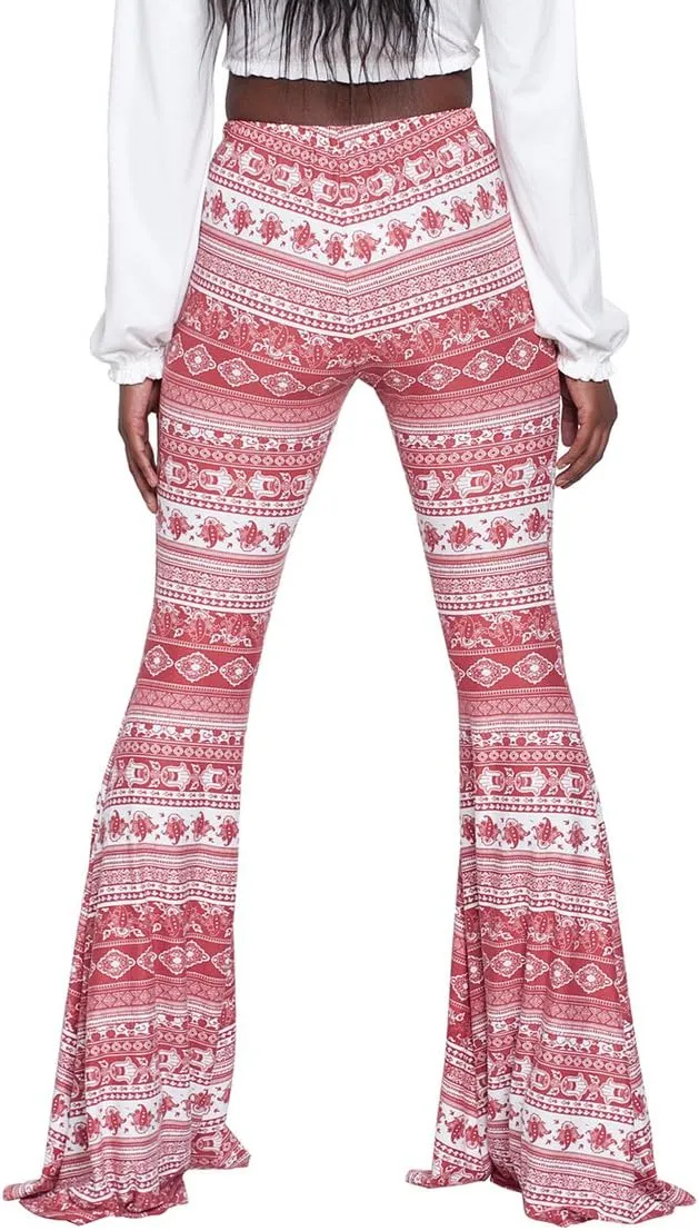 Herose Tall Ladies Soft Flared Leggings Pants Floor Length S-2XL