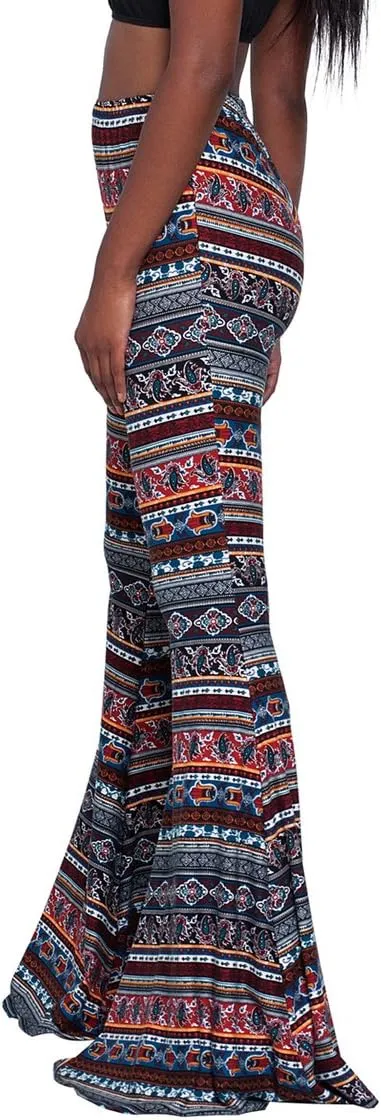 Herose Tall Ladies Soft Flared Leggings Pants Floor Length S-2XL