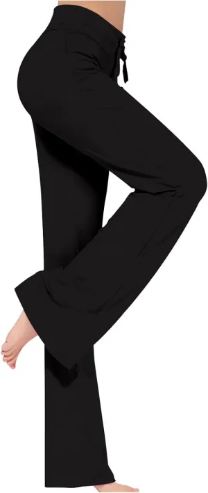 High Cut Track Athletic Trousers Pants for Women Summer Fall Rayon Loose Fit Trousers Pants Women 2025