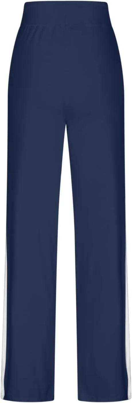 High Cut Track Athletic Trousers Pants for Women Summer Fall Rayon Loose Fit Trousers Pants Women 2025