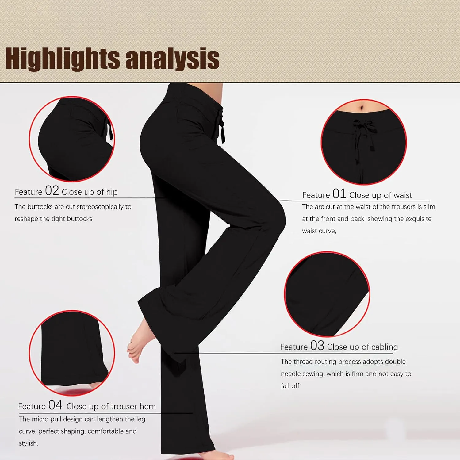 High Cut Track Athletic Trousers Pants for Women Summer Fall Rayon Loose Fit Trousers Pants Women 2025