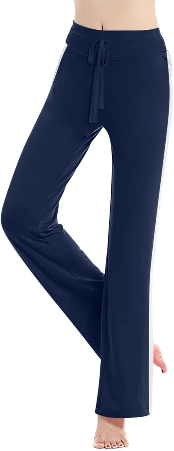 High Cut Track Athletic Trousers Pants for Women Summer Fall Rayon Loose Fit Trousers Pants Women 2025
