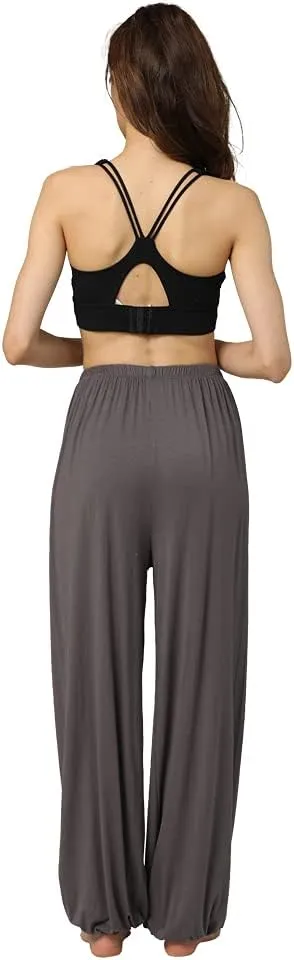 Hoerev Men Women Super Soft Yoga Pants Trousers Taiji Lounge Pant