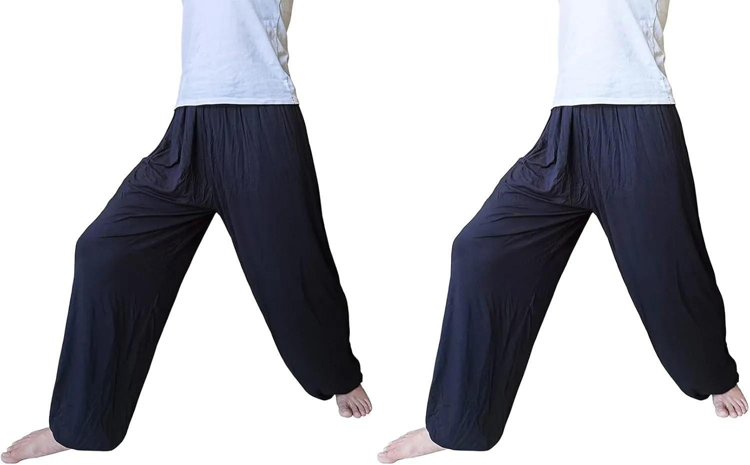 Hoerev Men Women Super Soft Yoga Pants Trousers Taiji Lounge Pant
