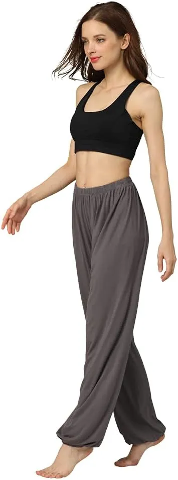 Hoerev Men Women Super Soft Yoga Pants Trousers Taiji Lounge Pant